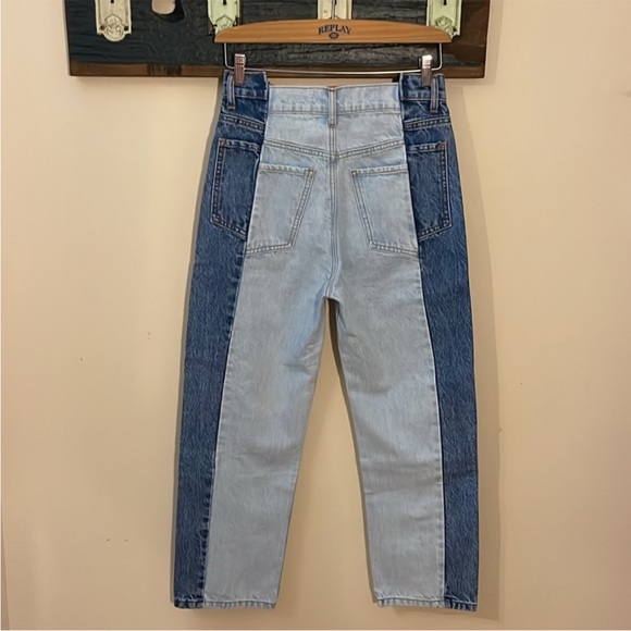 Revice Gemini Crossroads Two-Tone Cropped Jeans Size 27 - Picture 11 of 16